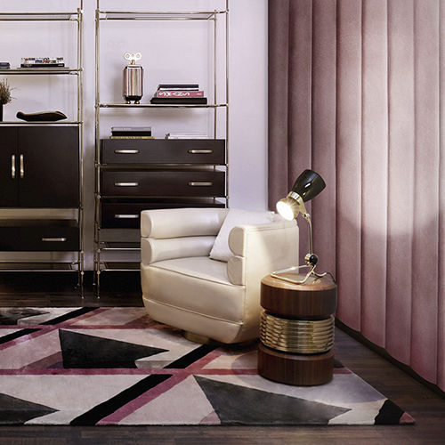 Contemporary side table - HOPPMAN - Essential Home - polished brass / brushed brass / walnut