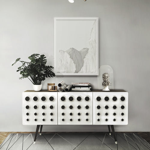 Contemporary rug - HITCHCOCK - Essential Home - geometric / wool / rectangular