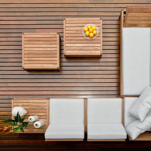 Contemporary coffee table - GRASS - Butzke - wooden / square / home