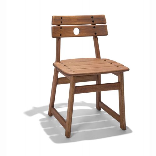 Contemporary chair - TAJÁ - Butzke - outdoor / wooden / home