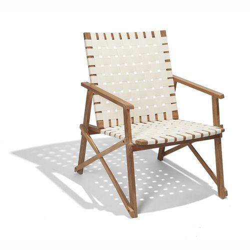 Contemporary armchair - MARESIAS - Butzke - wooden / outdoor
