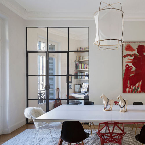 Fixed partition - NEW-YORK - Verrieres Turpin Longueville - with glass panel / home