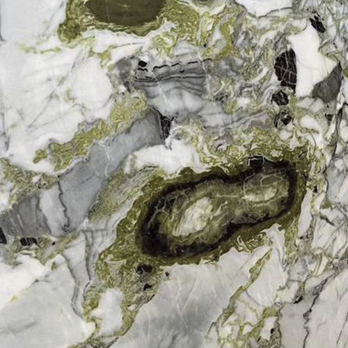 Porcelain natural stone slab - Ice Jade 10002 - Efesus Stone - for interior / polished