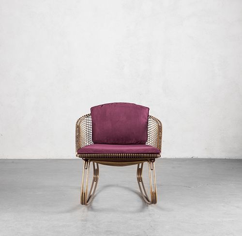 Contemporary chair - ZIPPY - industriaedition - indoor / fabric / steel base