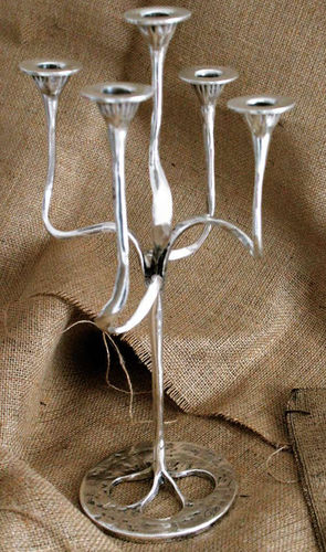 Silver-plated candelabra - 8908985 - Giara