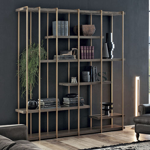 Contemporary shelf - KAI-KA - Shake Design - wooden / metal