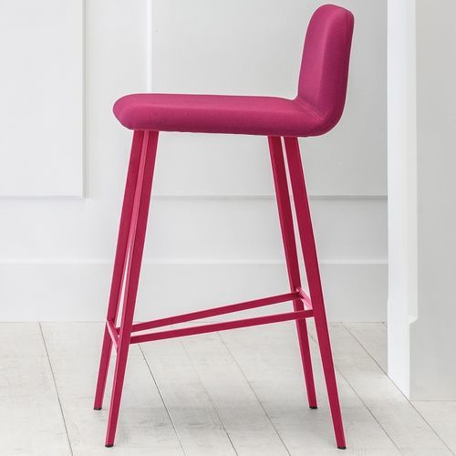 Contemporary bar chair - BARDOT MET 0031 - Traba' - indoor / kitchen / fabric