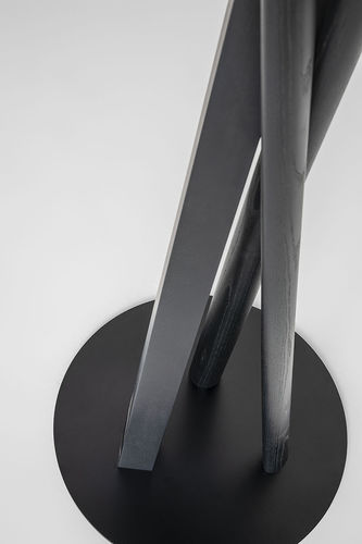 Modern table - NIELS - Traba' - wooden / wooden base / metal base