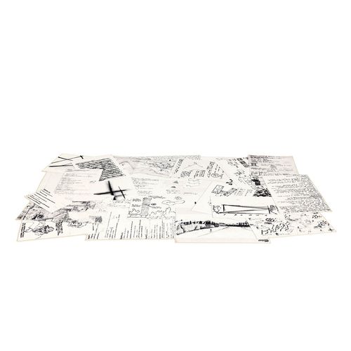 Contemporary rug - APPUNTI - Mogg - patterned / wool / rectangular