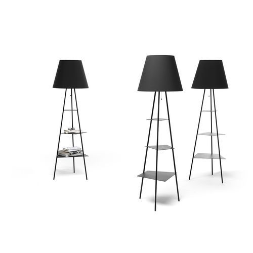 Floor-standing lamp - TRI.BE.CA - Mogg - metal / contemporary / corded