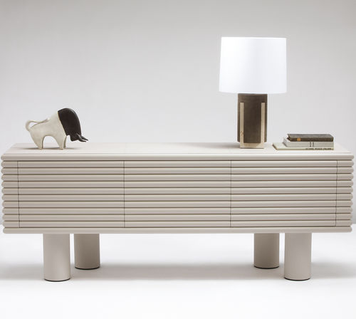 Contemporary sideboard - Giobagnara - wooden / 4-legged / white