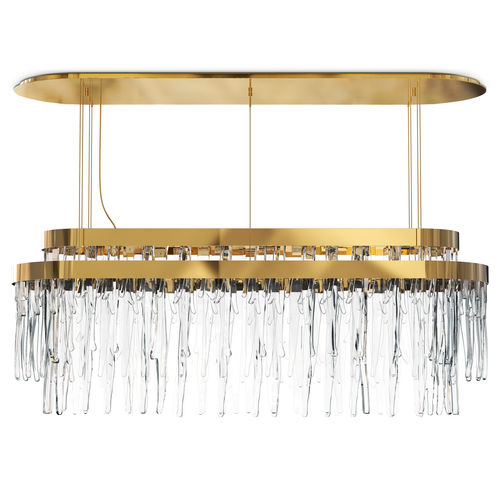 Contemporary chandelier - BABEL SNOOKER - LUXXU MODERN DESIGN & LIVING - crystal / brass
