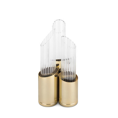 Table lamp - TYCHO - LUXXU MODERN DESIGN & LIVING - brass / crystal / contemporary