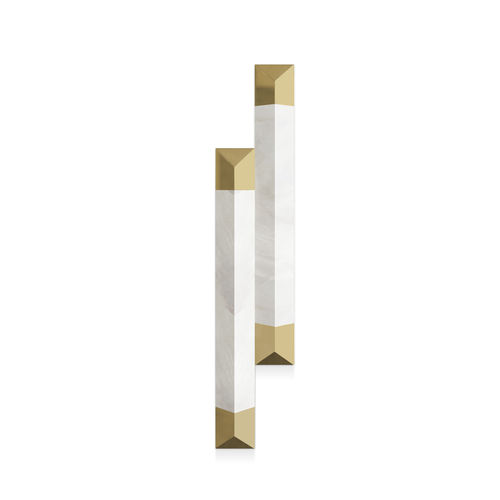 Contemporary wall light - SPEAR II - LUXXU MODERN DESIGN & LIVING - indoor / gold-plated brass / marble