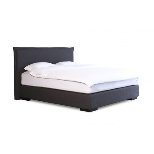 Double bed - LEILA CONTINENTAL  - HEAVENS - contemporary / upholstered / with headboard