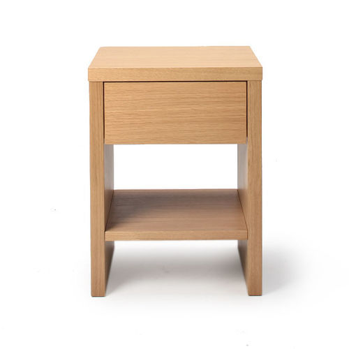 Contemporary bedside table - JENSEN - HEAVENS - oak / walnut / wood veneer