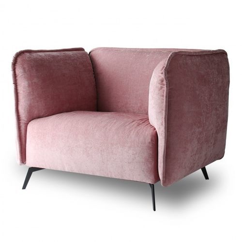 Contemporary armchair - OTTO  - HEAVENS - fabric / pink