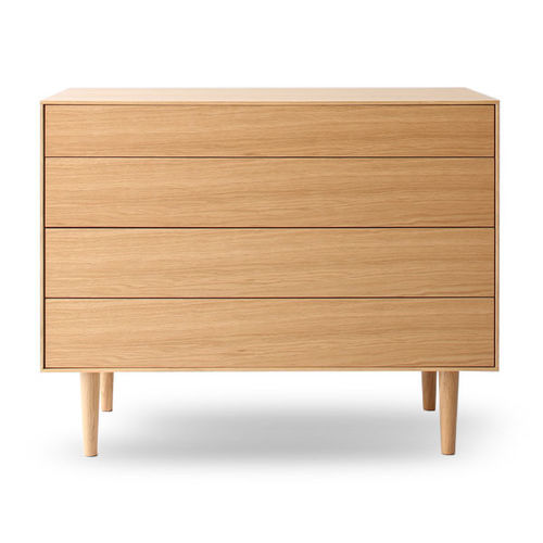 Contemporary chest of drawers - EDEN K1 - HEAVENS - lacquered wood / oak / walnut