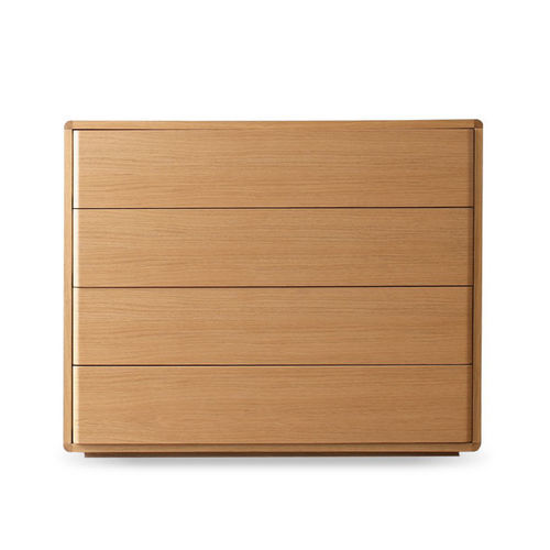 Contemporary chest of drawers - ANDREA K1 - HEAVENS - lacquered wood / oak / walnut