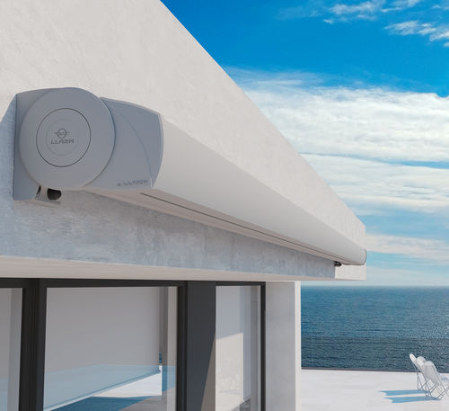 Box awning - SPLENBOX 300  - LLAZA WORLD, S.A. - retractable / motorized / patio