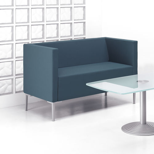Contemporary sofa - CUBIS - TALIN SRL - fabric / leather / upholstered