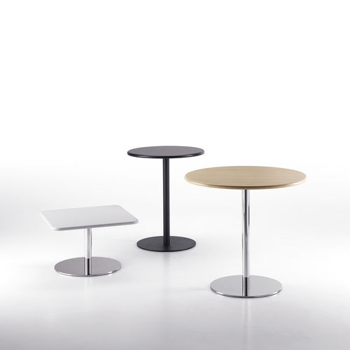 Contemporary bistro table - BASIC - TALIN SRL - beech / MDF / metal
