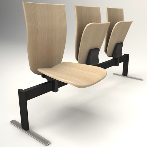 Contemporary auditorium seat - VEKTEN - TALIN SRL - indoor / fabric / beech