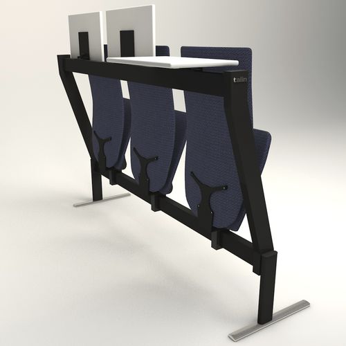 Contemporary auditorium seat - VEKOMP - TALIN SRL - indoor / melamine / fabric