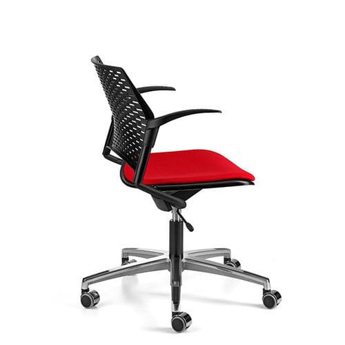 Contemporary office chair - DELFI PLUS - TALIN SRL - indoor / copolymer / metal base