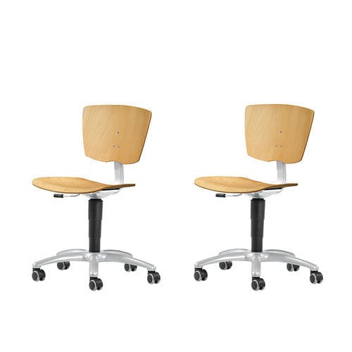 Contemporary office chair - VEKTA - TALIN SRL - indoor / beech / plywood