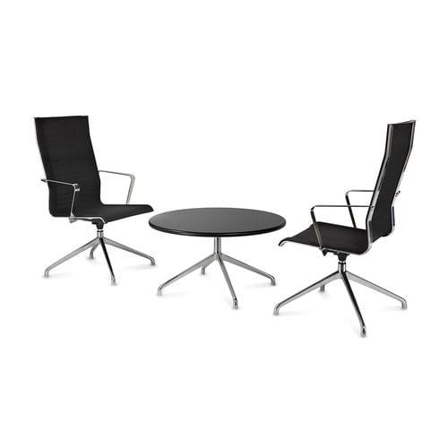 Contemporary chair - KEYPLUS - TALIN SRL - indoor / aluminium / leather