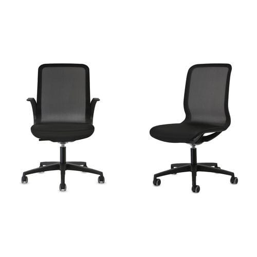 Minimalist design office armchair - REYNET - TALIN SRL - mesh / aluminum / adjustable
