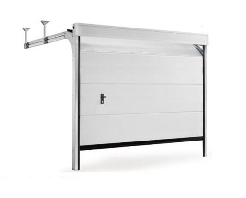 Sectional garage door - ONDA 500 - Ballan - galvanised steel / automatic