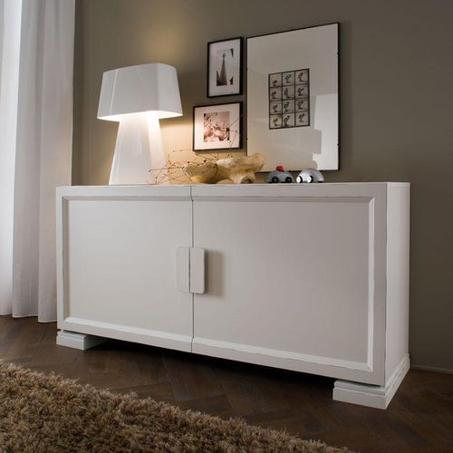 Traditional sideboard - COMP_111Z - Mobilgam - lacquered wood / ash / white