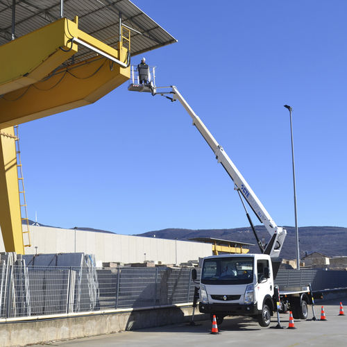 Construction site aerial work platform - B-LIFT 20 J - CTE - outdoor / truck-mounted