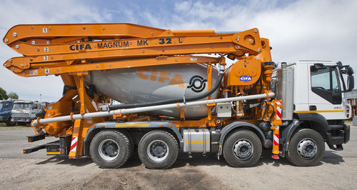 Diesel truck-mixer concrete pump - MK32L - CIFA S.p.A - for concrete