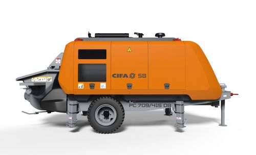 Trailer-mounted concrete pump - PC_709 - CIFA S.p.A