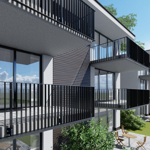 Steel railing - RATIO FERRO - Abel Metallsysteme GmbH & Co. KG - bar / outdoor / for balconies