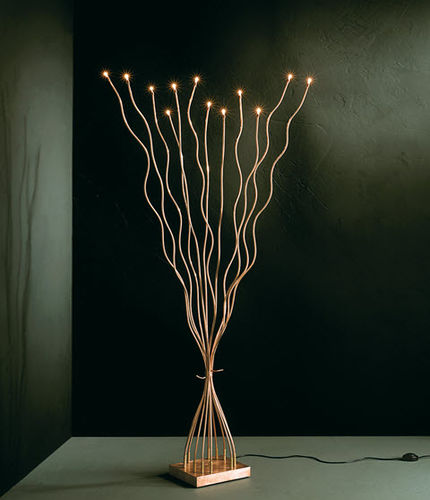 Floor-standing lamp - GRAA - lucifero illuminazione - copper / contemporary / corded