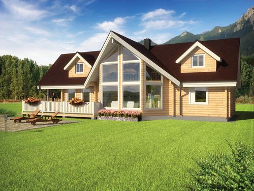 Prefab house - TUNTURI : 227 - Artic House - eco-friendly / contemporary / two-story