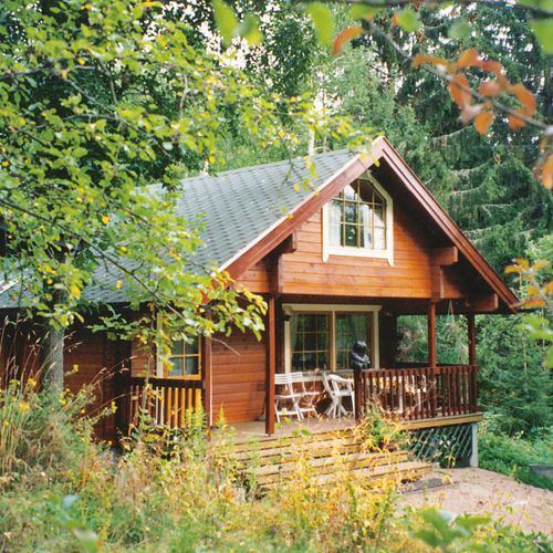 Prefab house - RUSKA : 74 - Artic House - log / eco-friendly / traditional