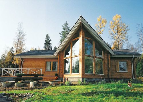 Prefab house - ARTICHOME : 140 - Artic House - log / eco-friendly / traditional