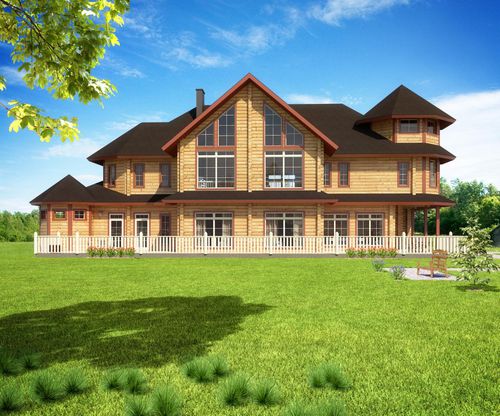 Prefab house - LUXURY : 731 - Artic House - eco-friendly / contemporary / with terrace