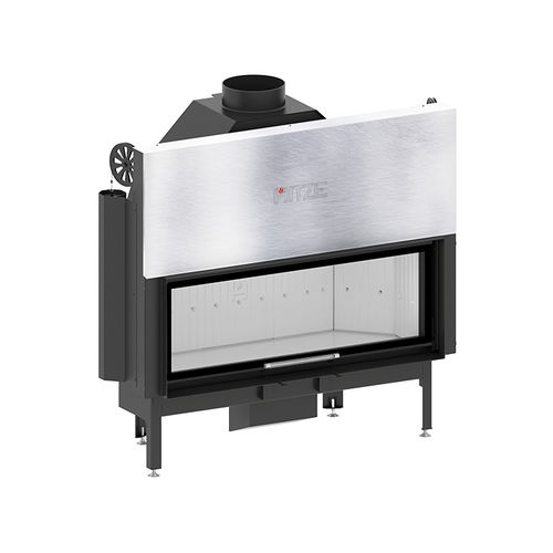 Wood-burning fireplace - ALBERO AL120X43G.H-D - Hitze - built-in / Single-sided / closed hearth
