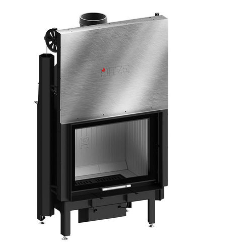 Wood-burning fireplace - ARDENTE 68x53.G - Hitze - built-in / free-standing / Single-sided