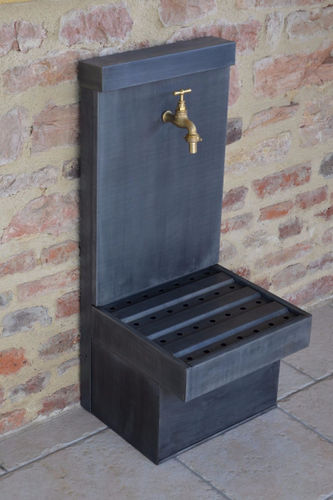 Garden fountain - JACINTHE - MISTERZINC - zinc / contemporary