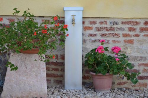 Garden fountain - YUCCA - MISTERZINC - zinc / contemporary