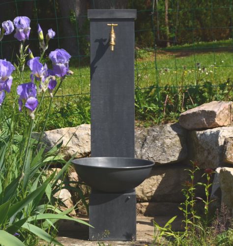 Garden fountain - EDELWEISS - MISTERZINC - zinc / contemporary