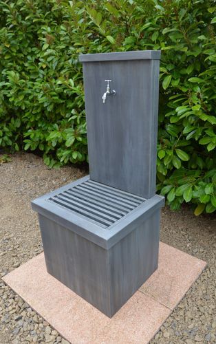 Garden fountain - JASMIN 2 - MISTERZINC - zinc / contemporary