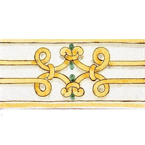 Terracotta listello - GIALLO ARANCIO : F19 - Ceramiche Militello art & design S.R.L - handmade